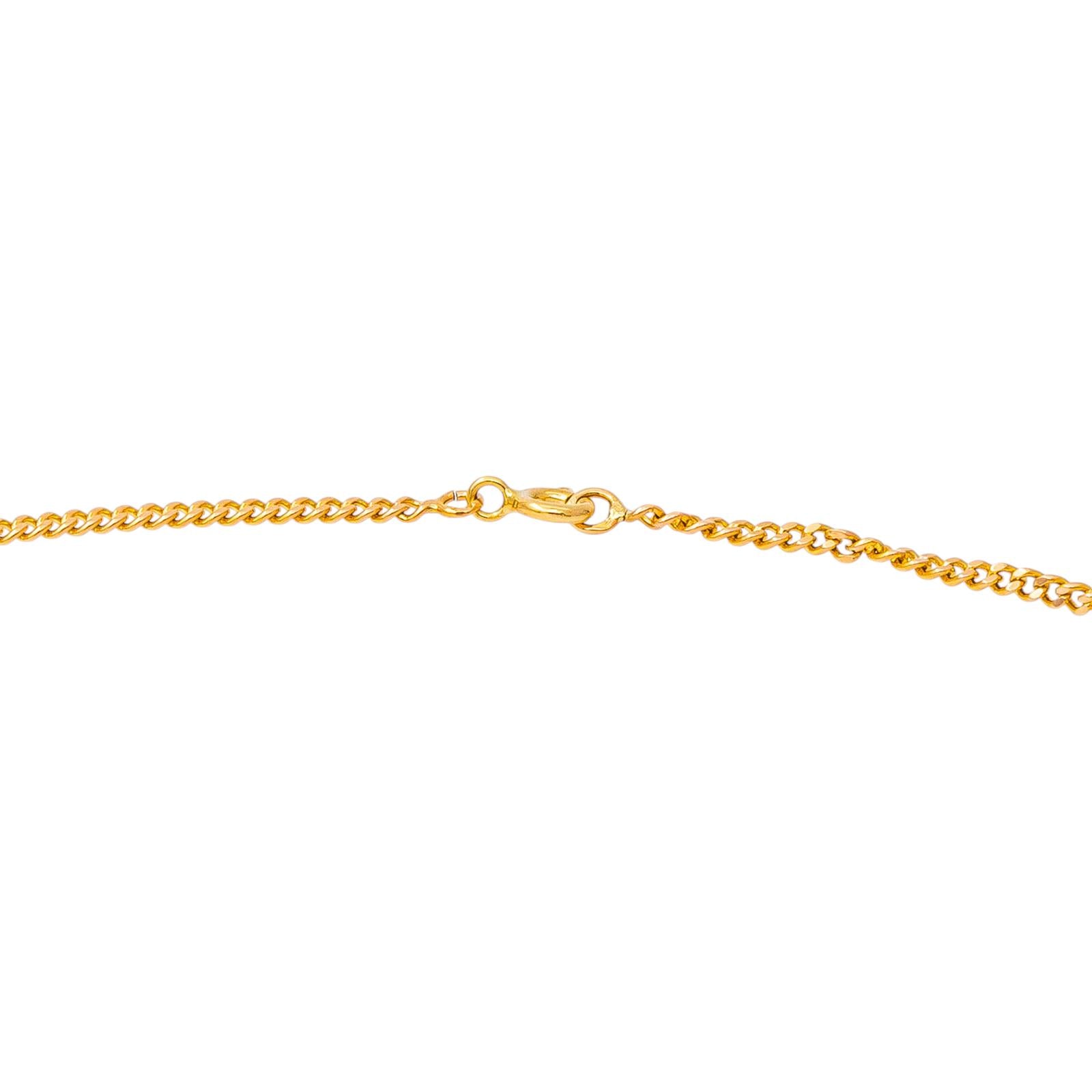 Necklace Curb chain Rose gold