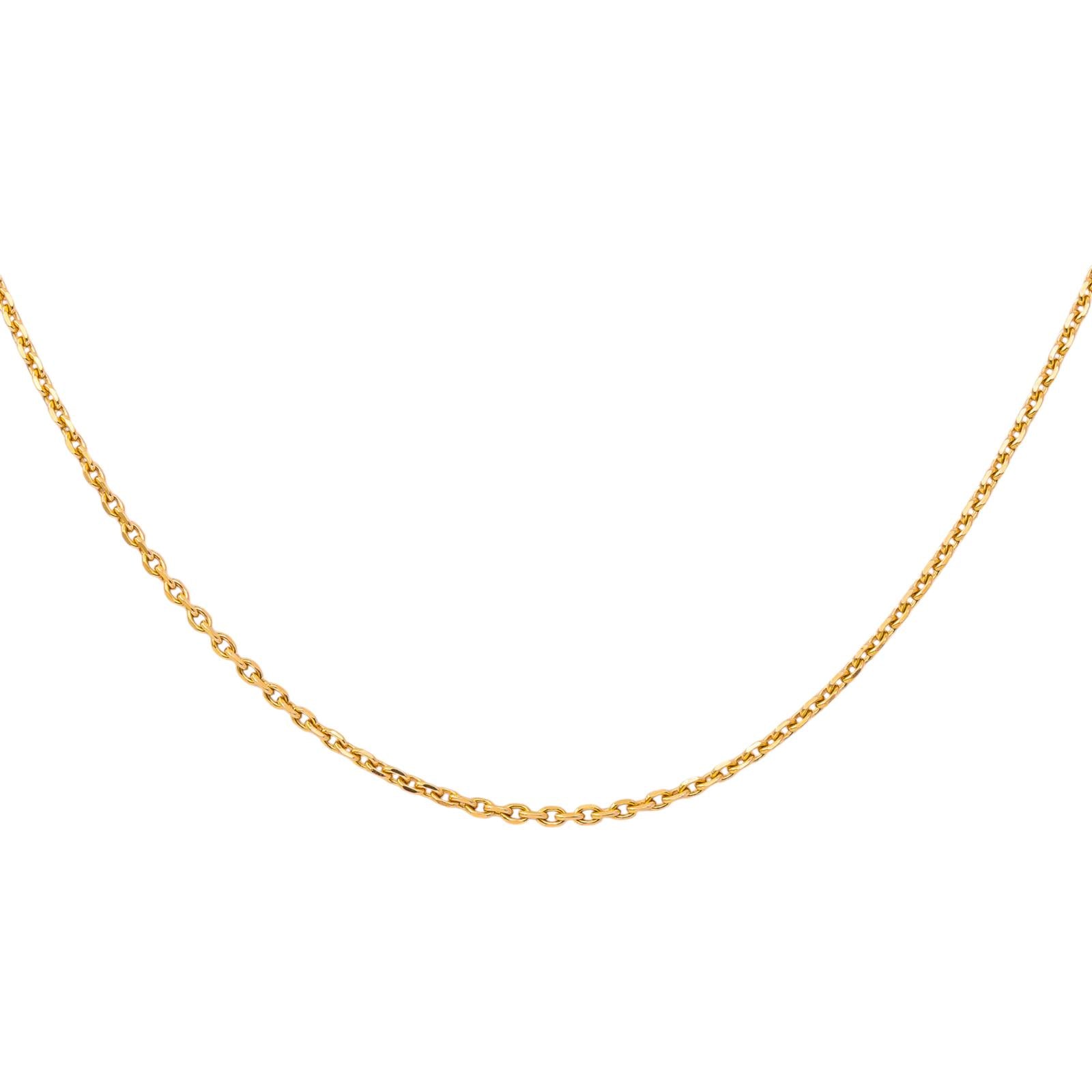 Yellow Gold Forçat Link Necklace