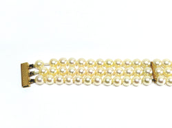 Gold and Pearl Bracelet
