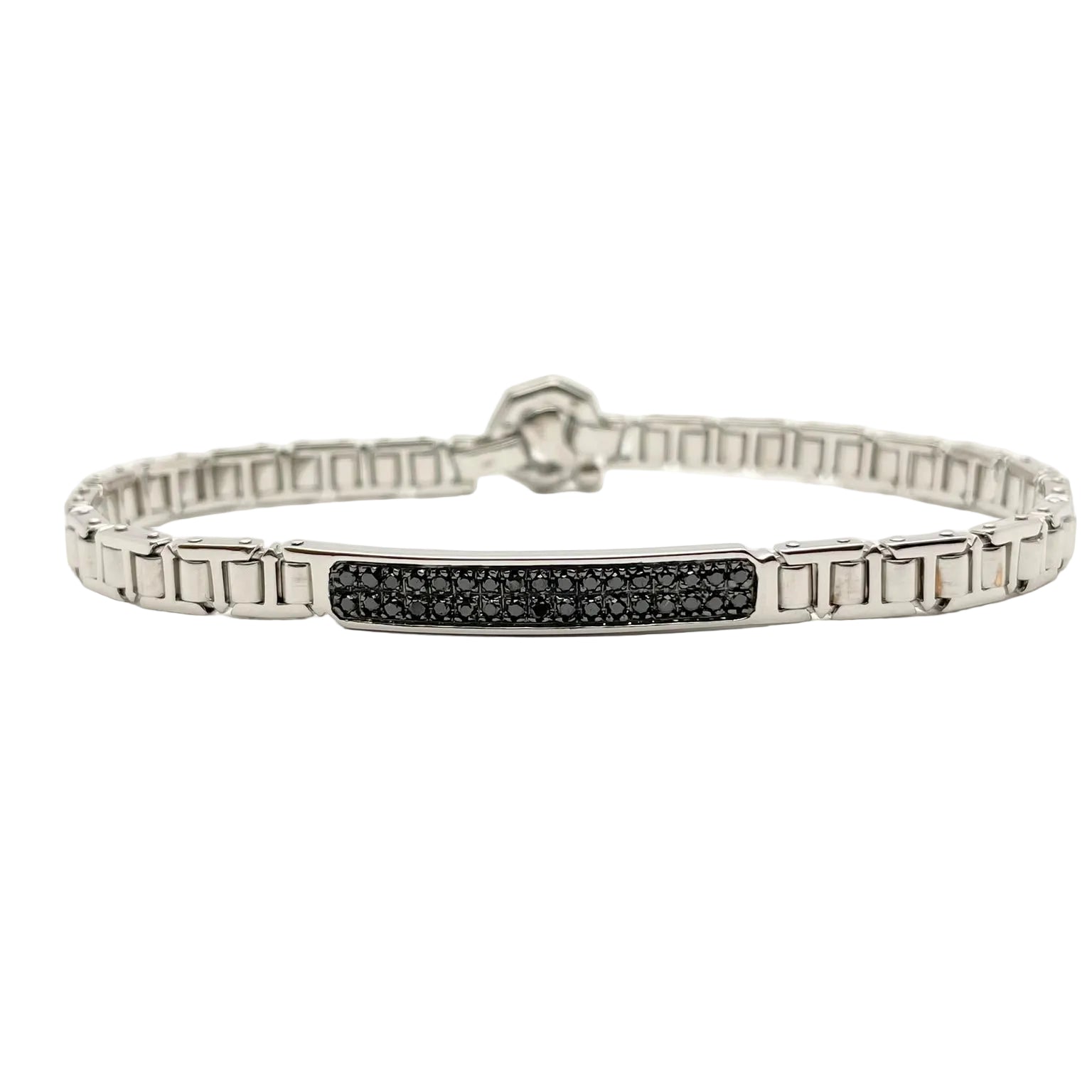 BARAKA Collection Bracelet in White Gold and Diamonds
