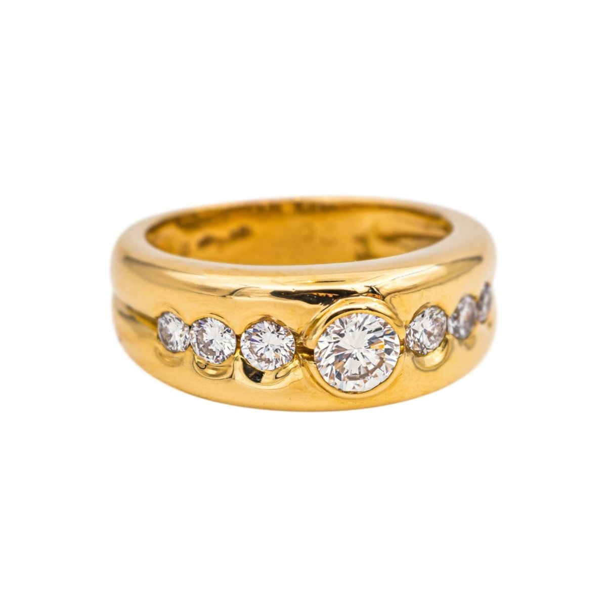 Alain Roure Bague Or jaune Diamant - Castafiore