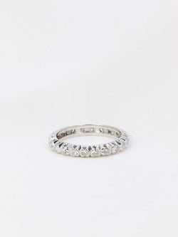 Alliance américaine en or blanc et diamants 0,66 ct - Castafiore