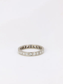 Alliance américaine en platine et diamants 0,55 ct - Castafiore