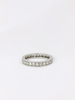 Alliance américaine en platine et diamants 1,35 ct - Castafiore