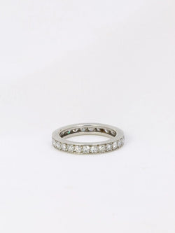 Alliance américaine en platine et diamants 1,35 ct - Castafiore