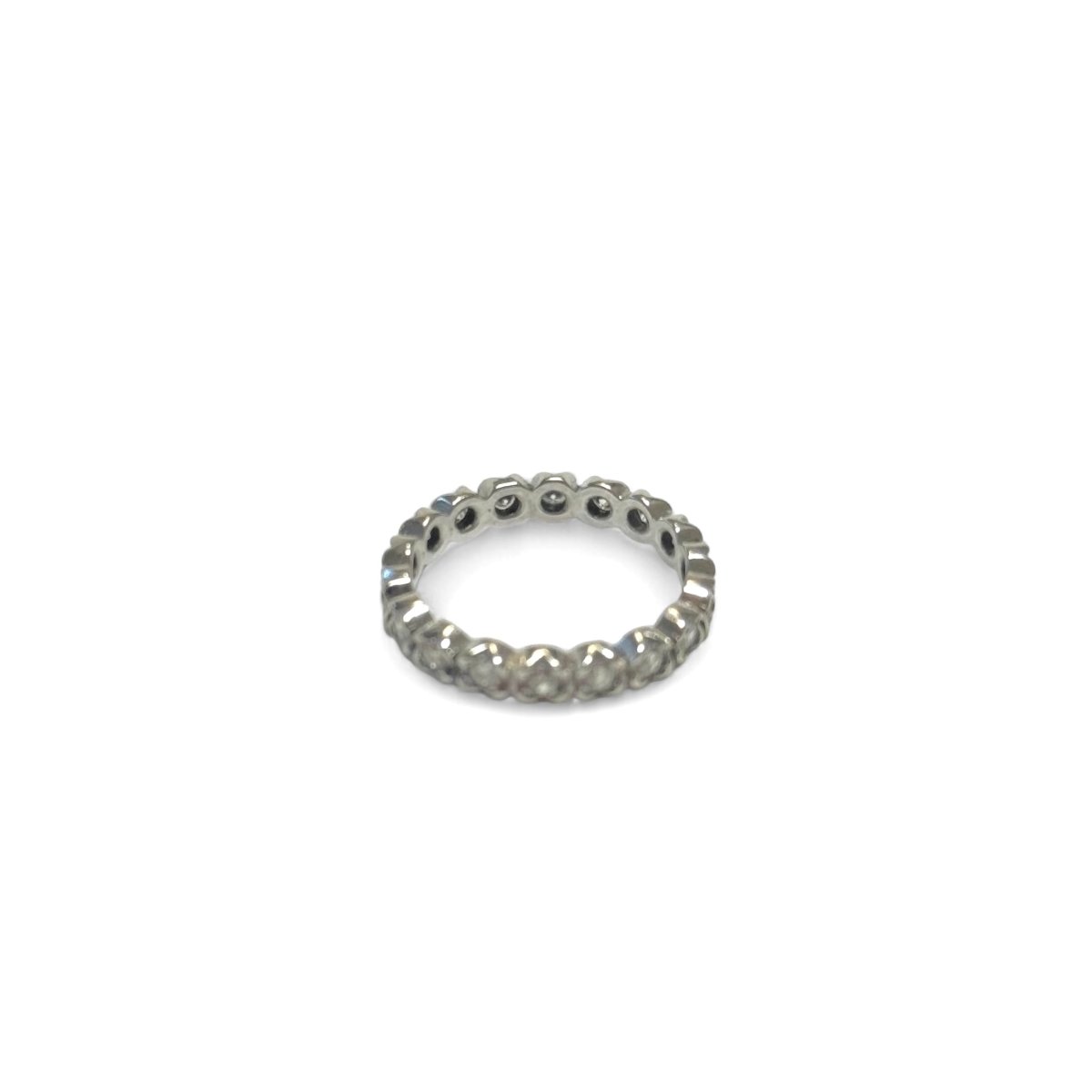 Alliance américaine or gris et diamants - Castafiore