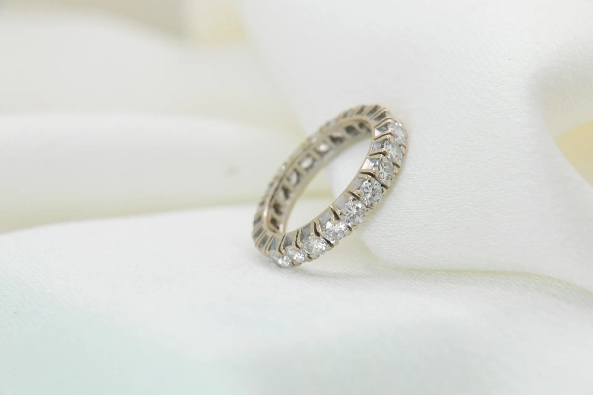 Alliance Américaine Vintage Or et Diamants - Castafiore