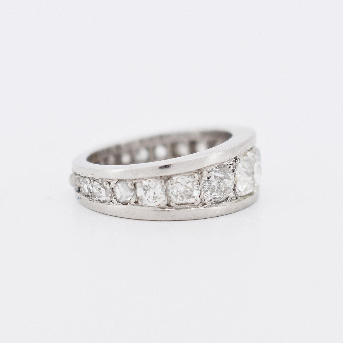 Alliance Art Deco Diamants en Chute 1,5 carat en Platine - Castafiore