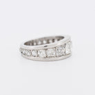 Alliance Art Deco Diamants en Chute 1,5 carat en Platine - Castafiore