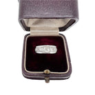 Alliance Art Deco Diamants en Chute 1,5 carat en Platine - Castafiore