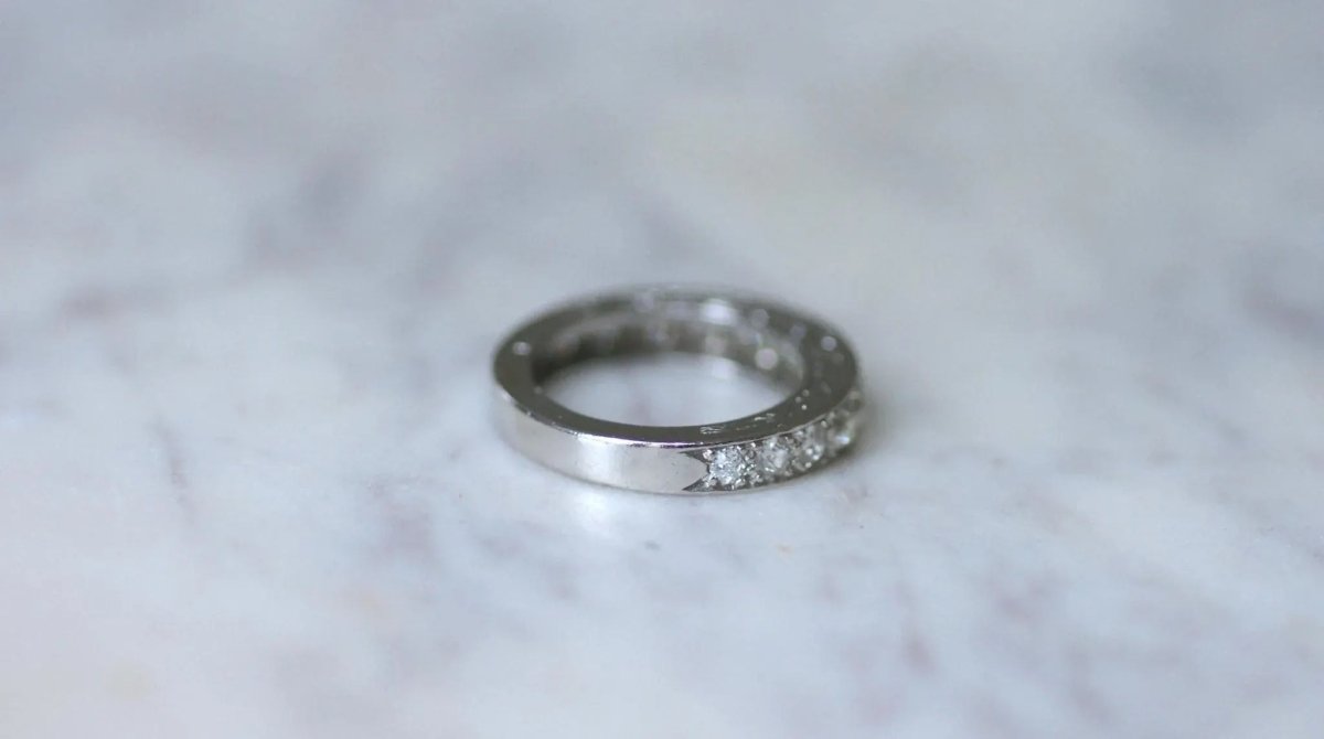 Alliance Art Déco Diamants sur Platine - Castafiore