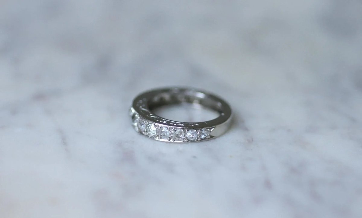 Alliance Art Déco Diamants sur Platine - Castafiore