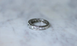 Alliance Art Déco Diamants sur Platine - Castafiore