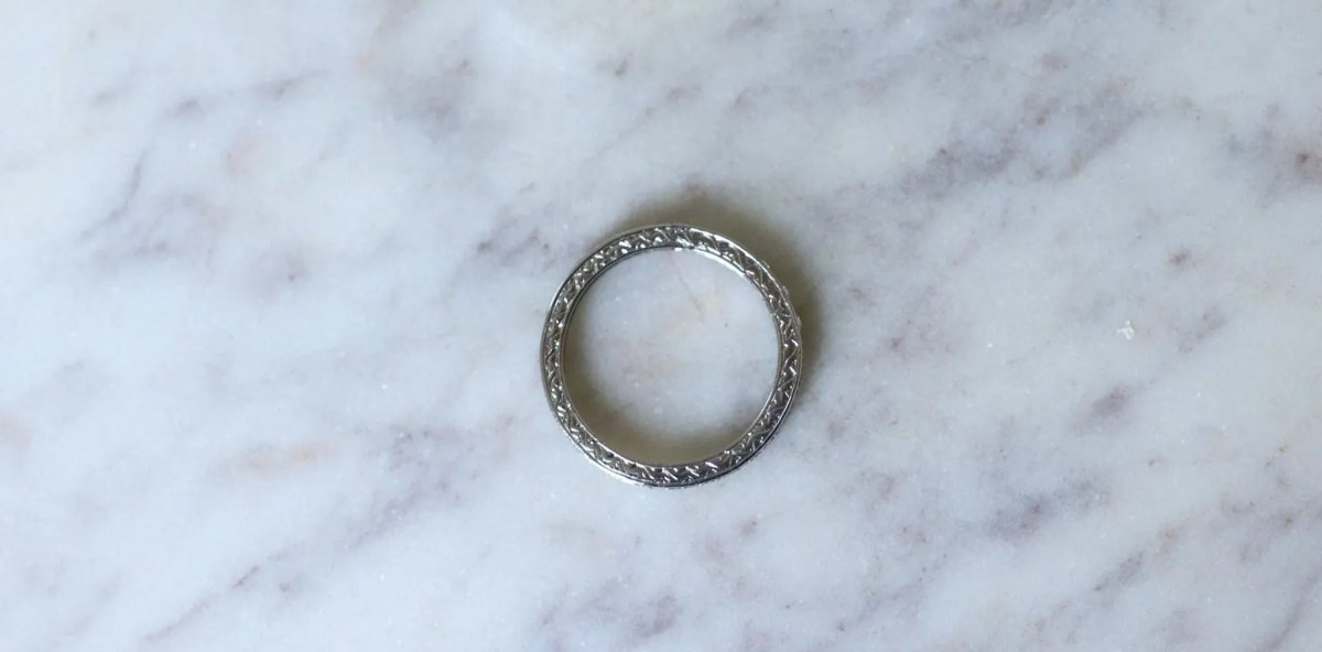 Alliance Art Déco Diamants sur Platine - Castafiore