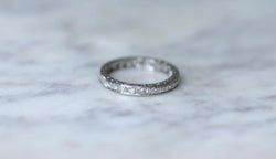 Alliance Art Déco Diamants sur Platine - Castafiore