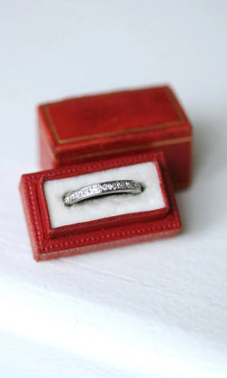 Alliance Art Déco Diamants sur Platine - Castafiore