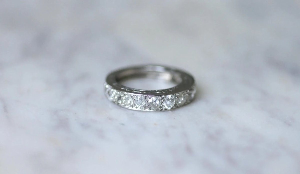 Alliance Art Déco Diamants sur Platine - Castafiore