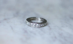 Alliance Art Déco Diamants sur Platine - Castafiore