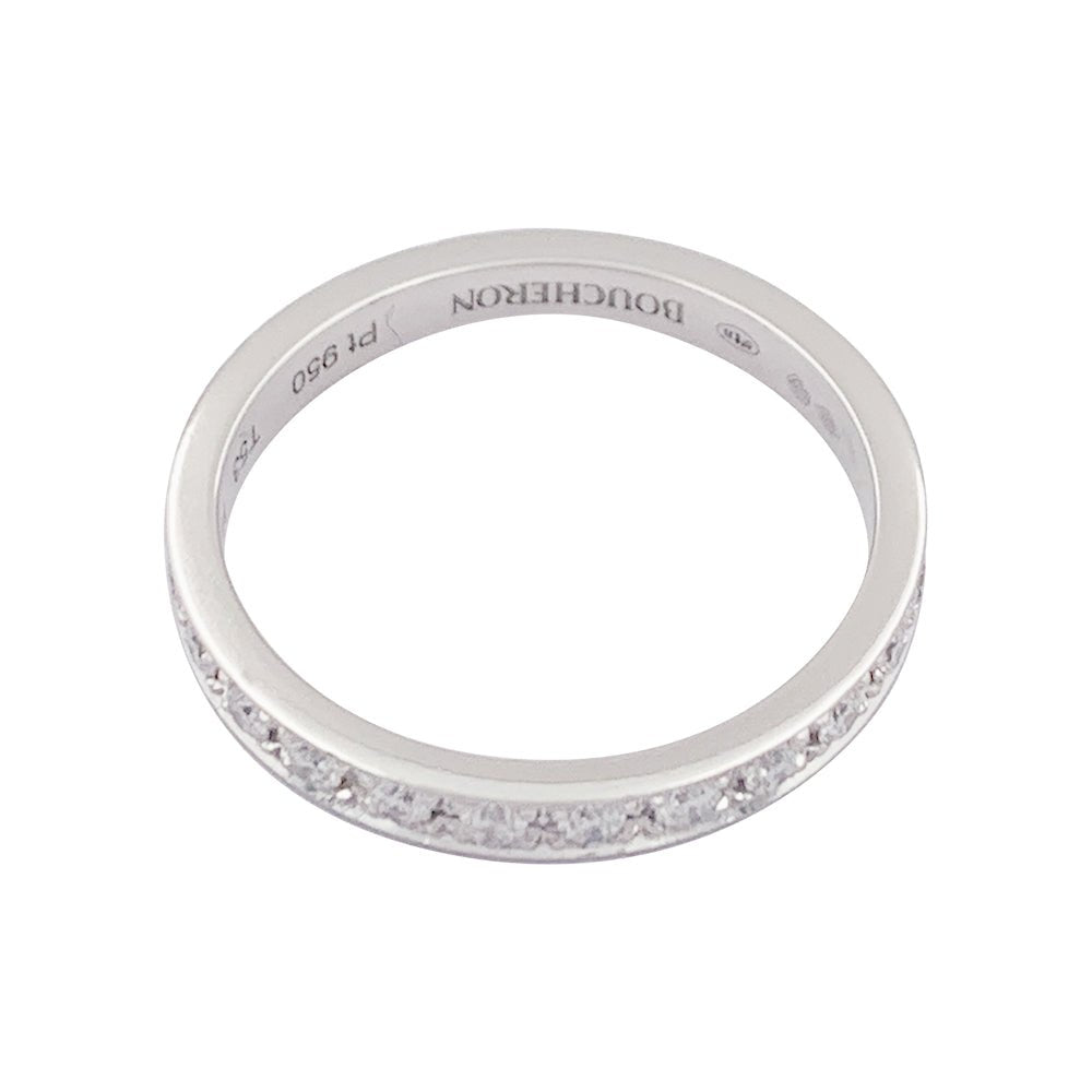 Alliance BOUCHERON "Beloved" en platine et diamants. - Castafiore