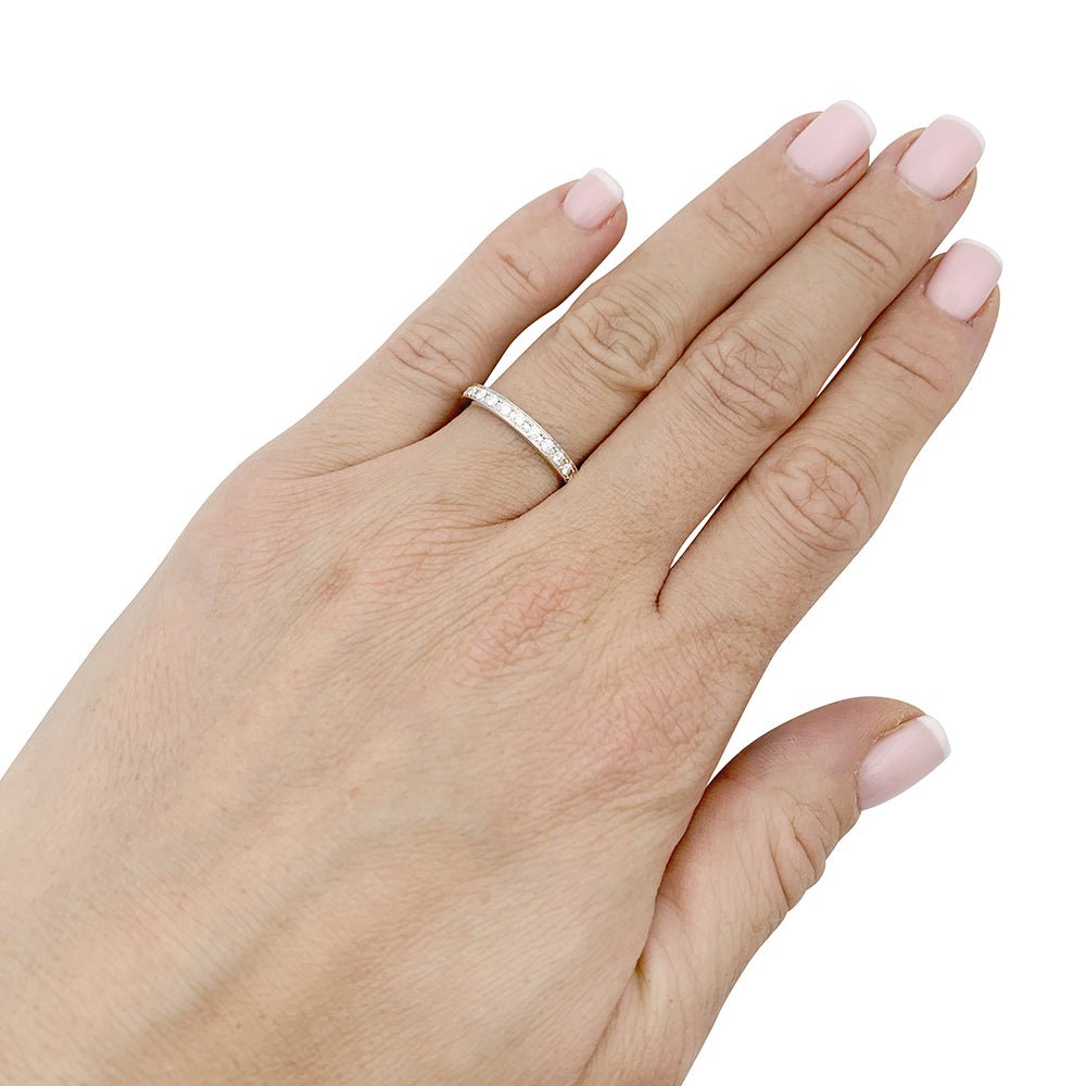 Alliance BOUCHERON "Beloved" en platine et diamants. - Castafiore