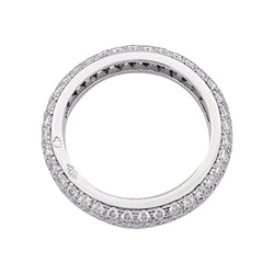 Alliance Cartier platine, diamants. - Castafiore