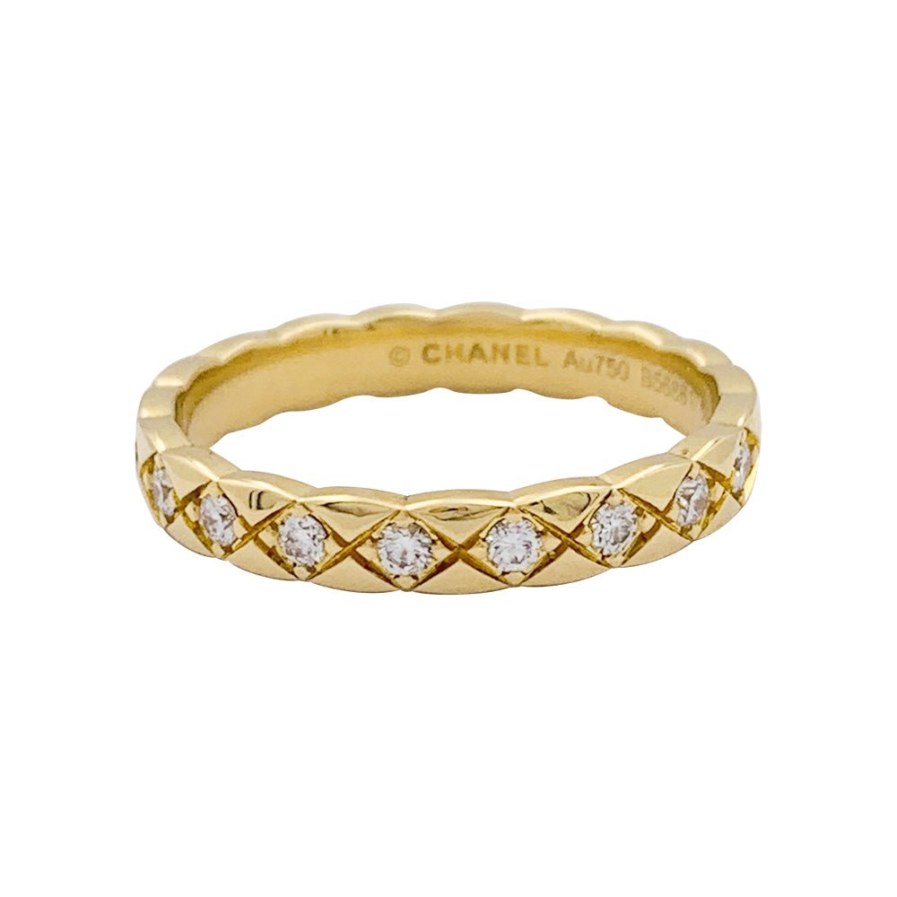 Alliance CHANEL "Coco Crush" en or jaune et diamants - Castafiore
