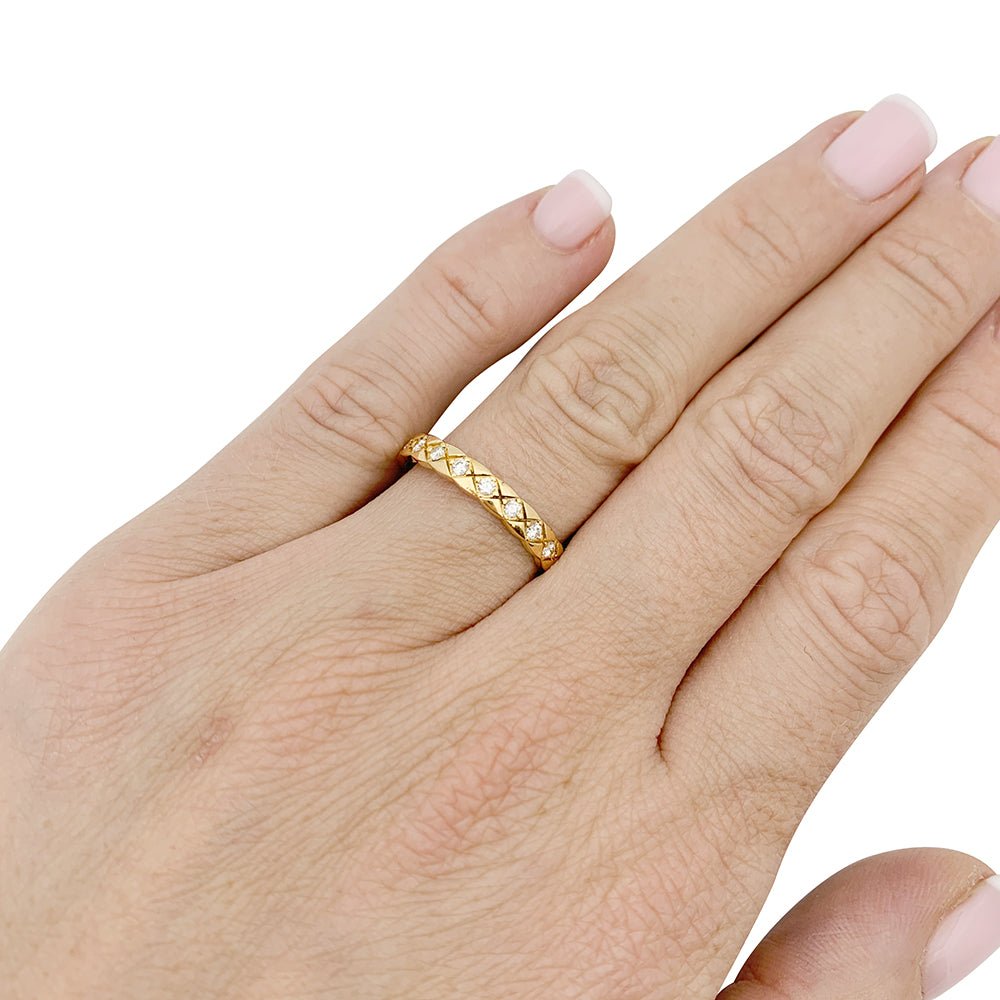 Alliance CHANEL "Coco Crush" en or jaune et diamants - Castafiore