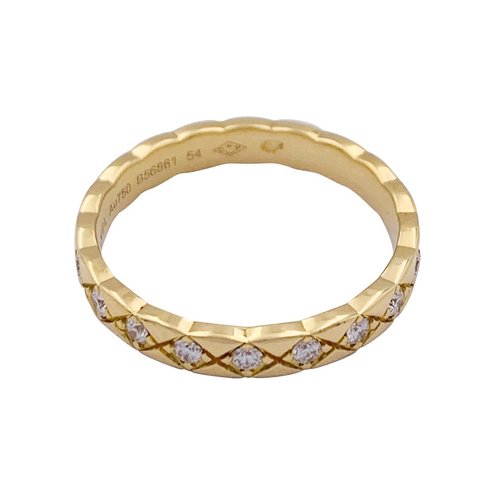Alliance CHANEL "Coco Crush" en or jaune et diamants - Castafiore