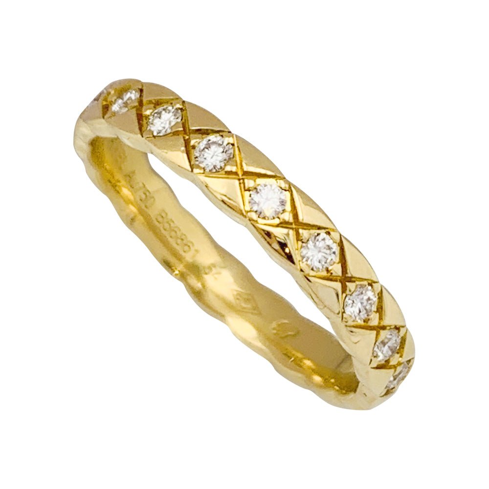 Alliance CHANEL "Coco Crush" en or jaune et diamants - Castafiore