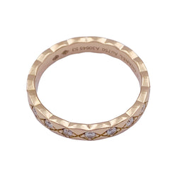 Alliance CHANEL, "Coco Crush" en or rose et diamants. - Castafiore