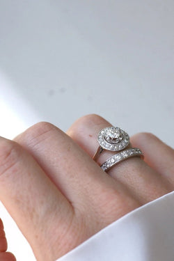 Alliance Diamants Art Déco Platine - Castafiore