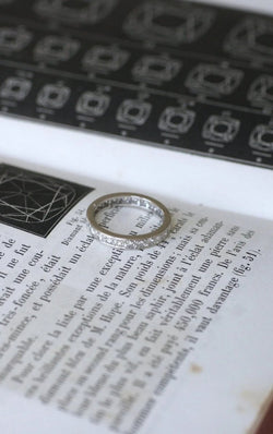 Alliance Diamants Art Déco Platine - Castafiore