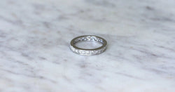 Alliance Diamants Art Déco Platine - Castafiore