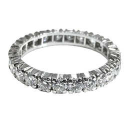 Alliance en or blanc et diamant - Castafiore