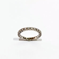 Alliance en or blanc et diamants - Castafiore