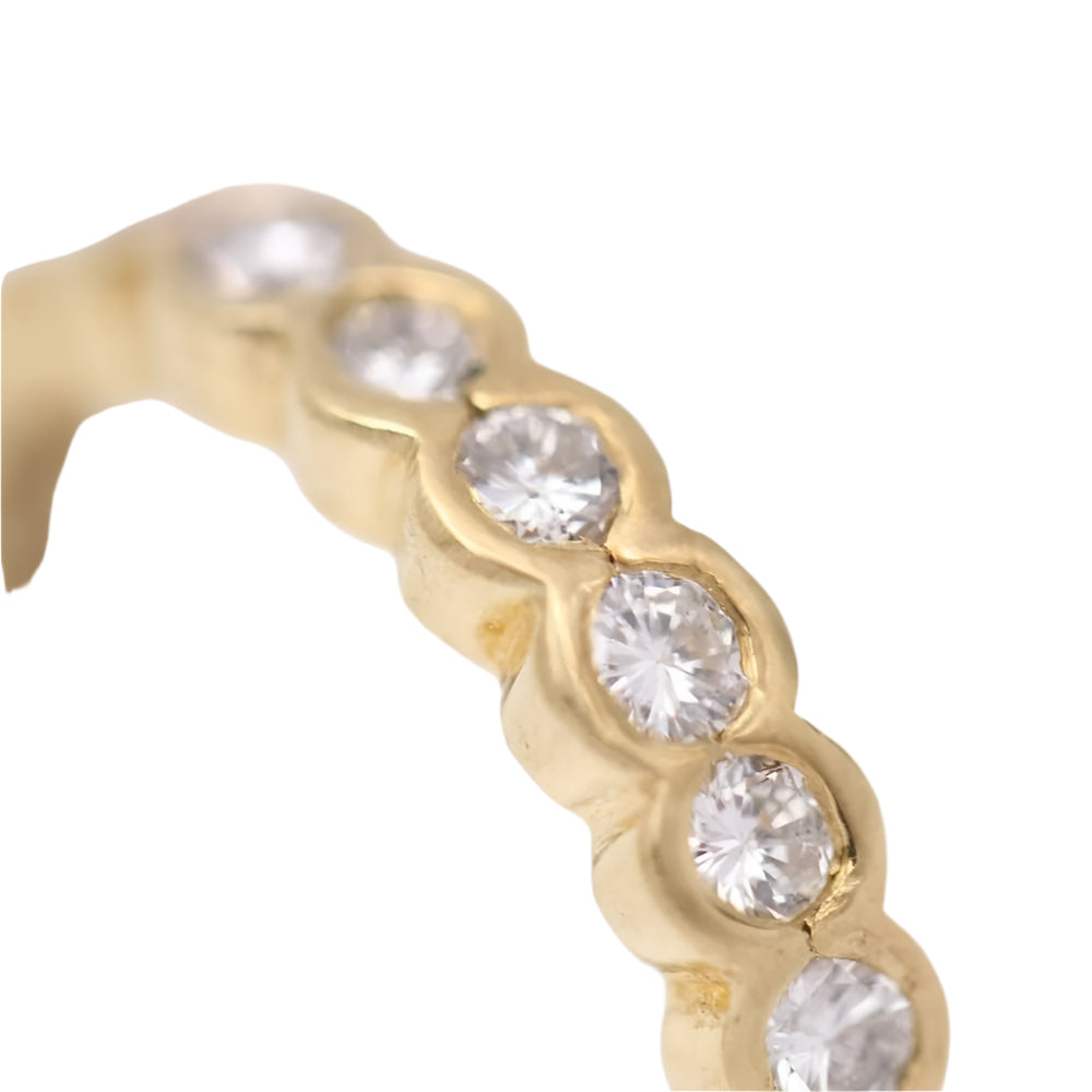 Alliance en or jaune et diamants - Castafiore