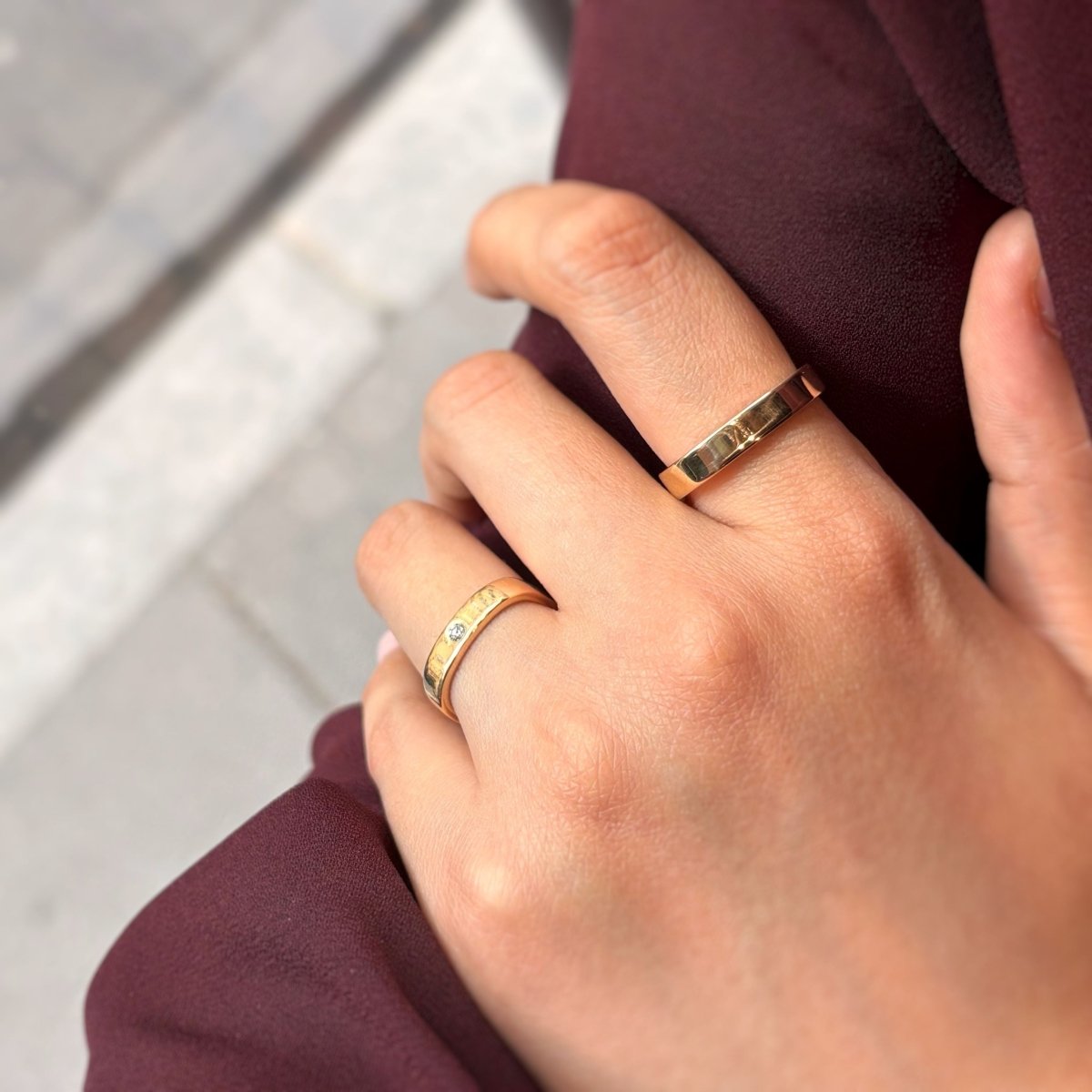 Alliance La Carrée Or jaune - DINH VAN - Castafiore