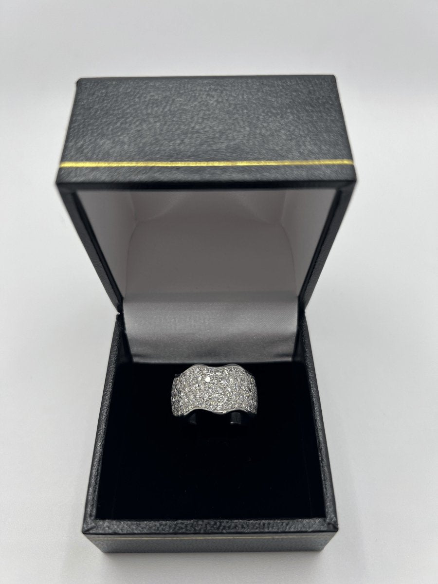 Alliance or blanc et diamant 1,50 ct - Castafiore