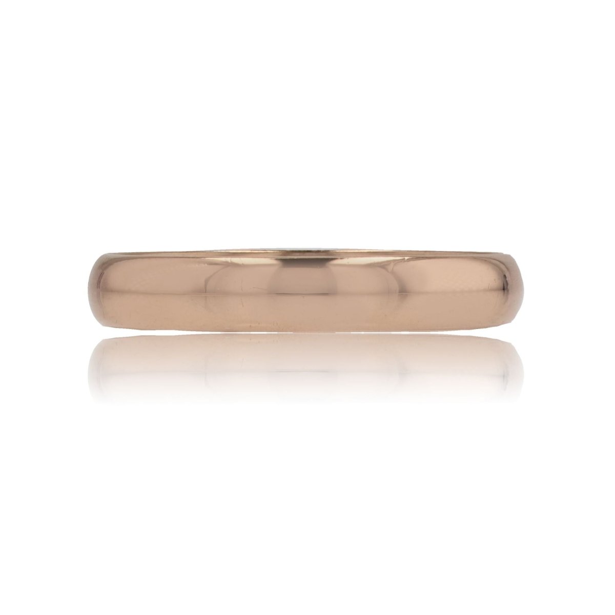 Alliance or rose d'occasion homme bombée - Castafiore