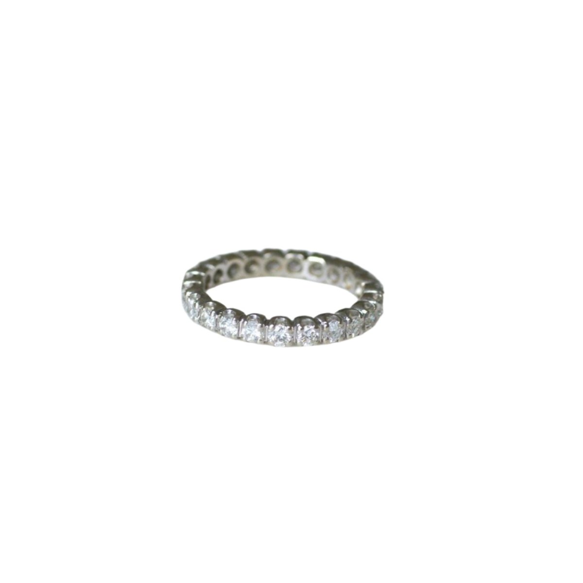 Alliance Tour Complet en or blanc et diamants - Castafiore