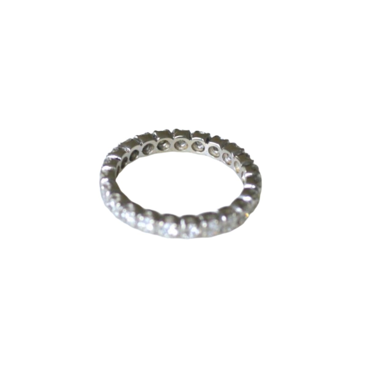 Alliance Tour Complet en or blanc et diamants - Castafiore