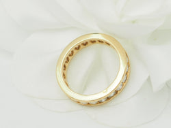 Alliance tour complet en or jaune et diamants 1,32ct - Castafiore