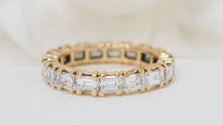 Alliance tour complet en or jaune et diamants - Castafiore