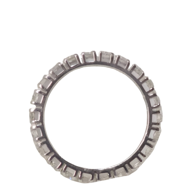 Alliance tour complet en platine et diamants 1,10ct - Castafiore