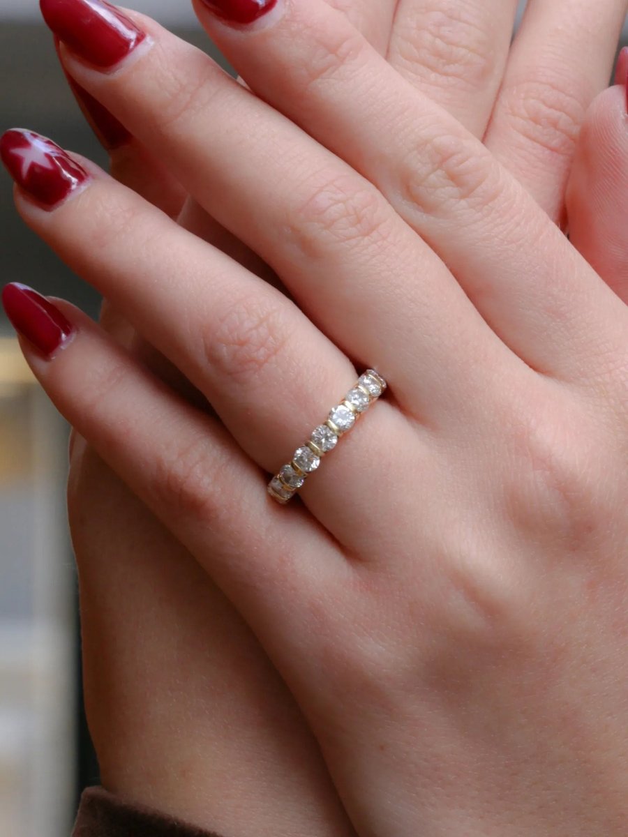 Alliance vintage diamants 3,1 ct - Castafiore