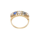 ancienne bague en or diamants & saphirs - Castafiore