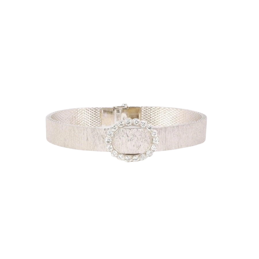 ANDRE COL Montre à secret or blanc diamants - Castafiore