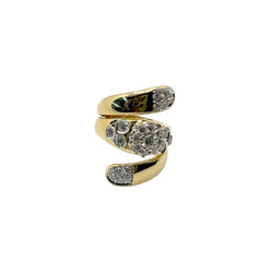 Anello oro 18 kt con diamanti naturali - Castafiore