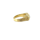 Antique Three Stones Engraved Ring - Castafiore