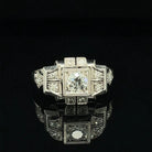 Art Deco Diamond Engagement Ring - Castafiore